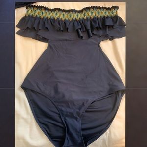 Aerie Bandeau Cut-Out One-Piece